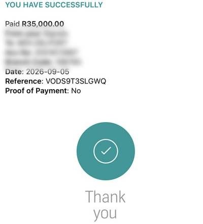 R35K payment proof