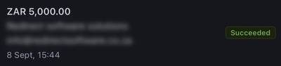 R5K payment proof