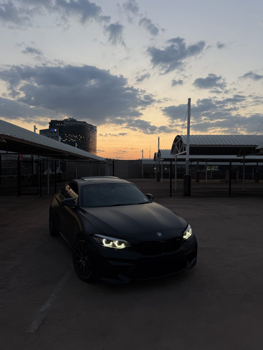 Ben's BMW M2 at sunset