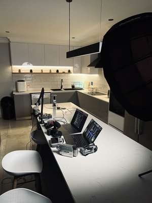 Ben's editing setup